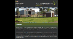 Desktop Screenshot of patagoniastone.com.ar